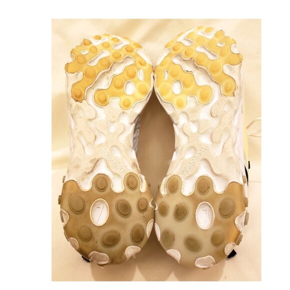 Nike React Element 55 Men's Sneakers Size- 10.5 White/Pale/Vanilla - Picture 8 of 9